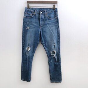LEVI'S 501 Skinny‎ Distressed Jeans Size 28